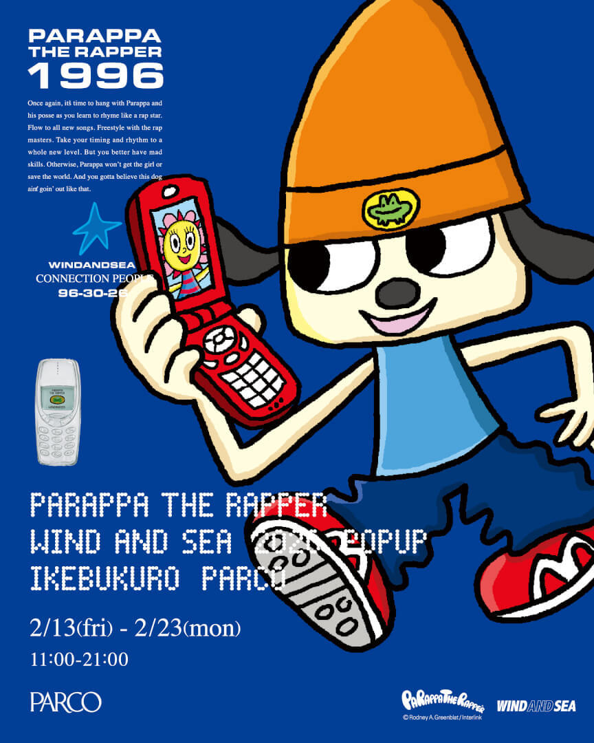 Parappa The Rapper x WIND AND SEA｜franky株式会社のストーリー詳細