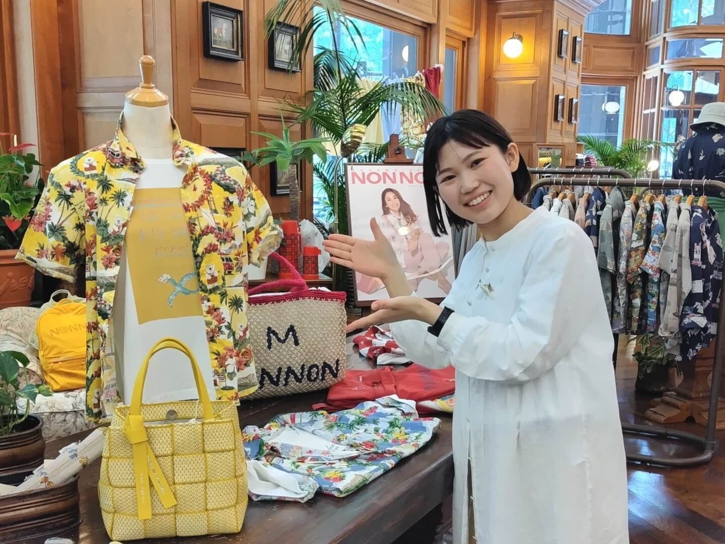 【首都圏百貨店勤務】日本製アパレル販売「マドモアゼルノンノン」／実働7H