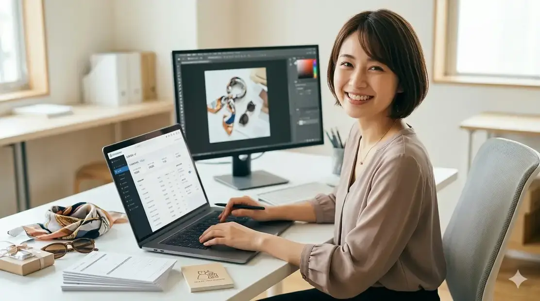 アパレルECサイト運営スタッフ募集｜商品登録・出荷補助のカバー写真