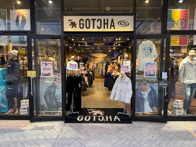 【販売職｜広島】アメカジ系アパレルショップ GOTCHA  OUTLET 広島店のカバー写真