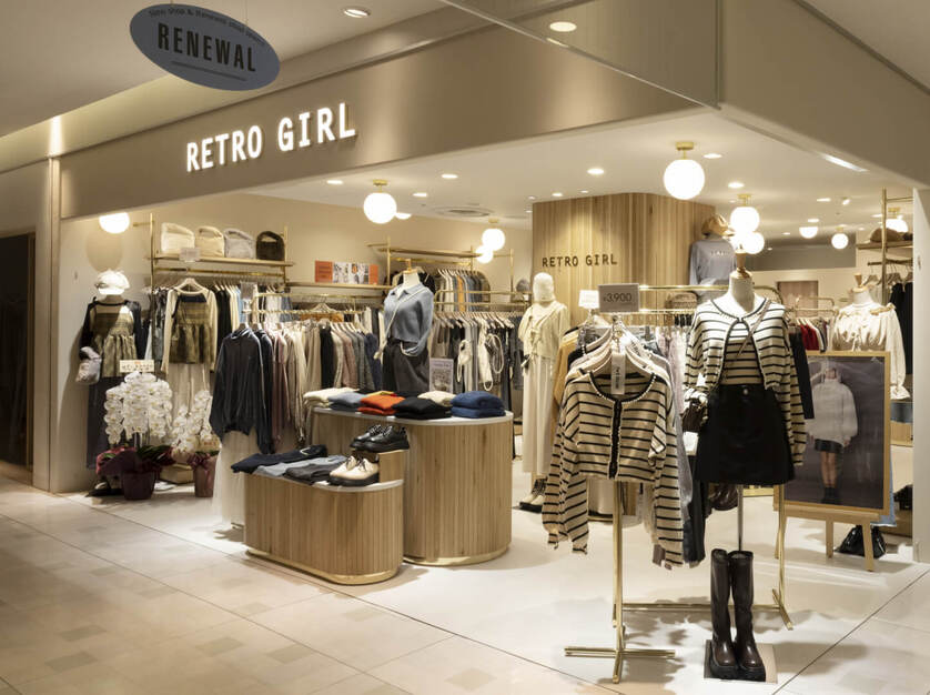 【RETRO GIRL ルミネエスト】 未経験OK！販売スタッフ募集｜正社員のカバー写真